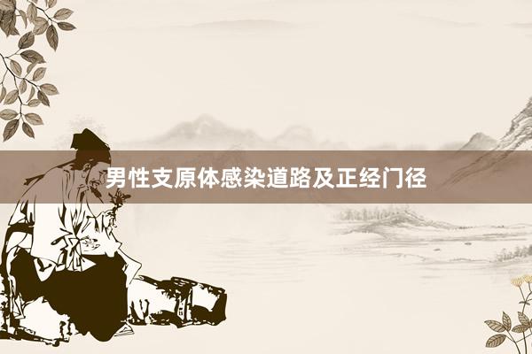 男性支原体感染道路及正经门径